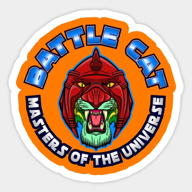 Battle Cat Masters of the U Sticker by UrielGzl